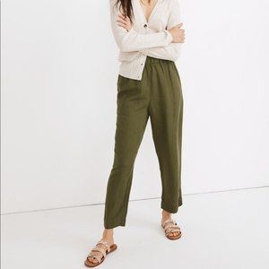 Madewell Tapered Huston Pull-on Crop Pants SP